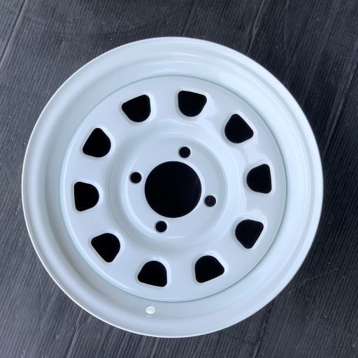 アウトレット】鉄チンホイール 13インチ 7J OFF+25 4穴 PCD100 CB73.1 ...