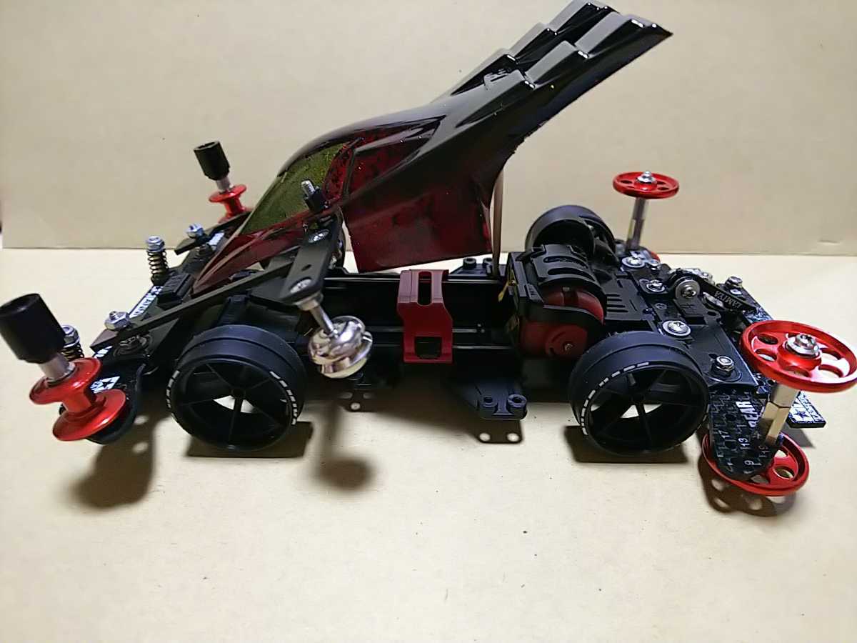 ミニ四駆 VZシャーシ カスタム 完成品 ファイヤードラゴン 独立