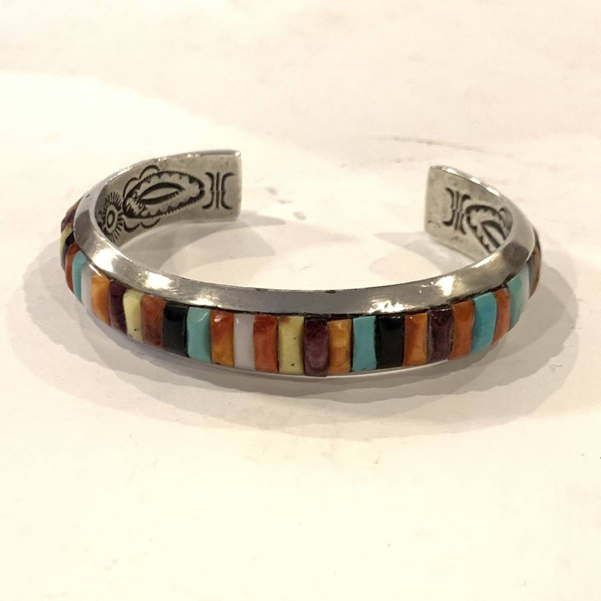 Ray Adakai レイアダカイ 石 バングル カラーストーン シルバー アクセ