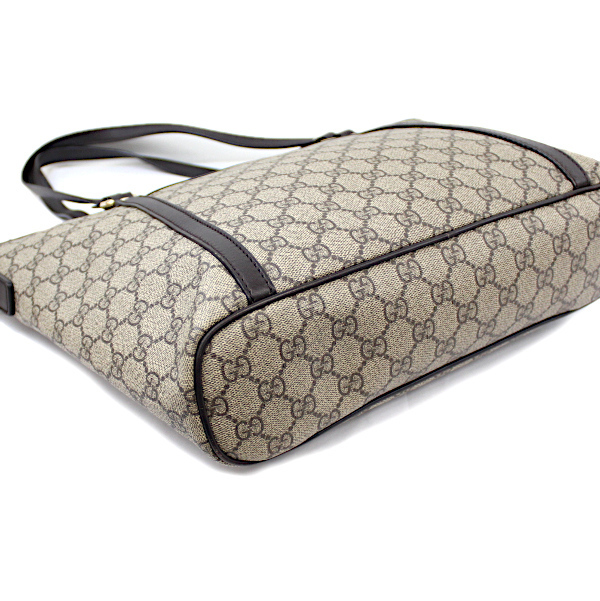 グッチ GUCCI GGスプリーム ブラウン 茶 トートバッグ ショルダー