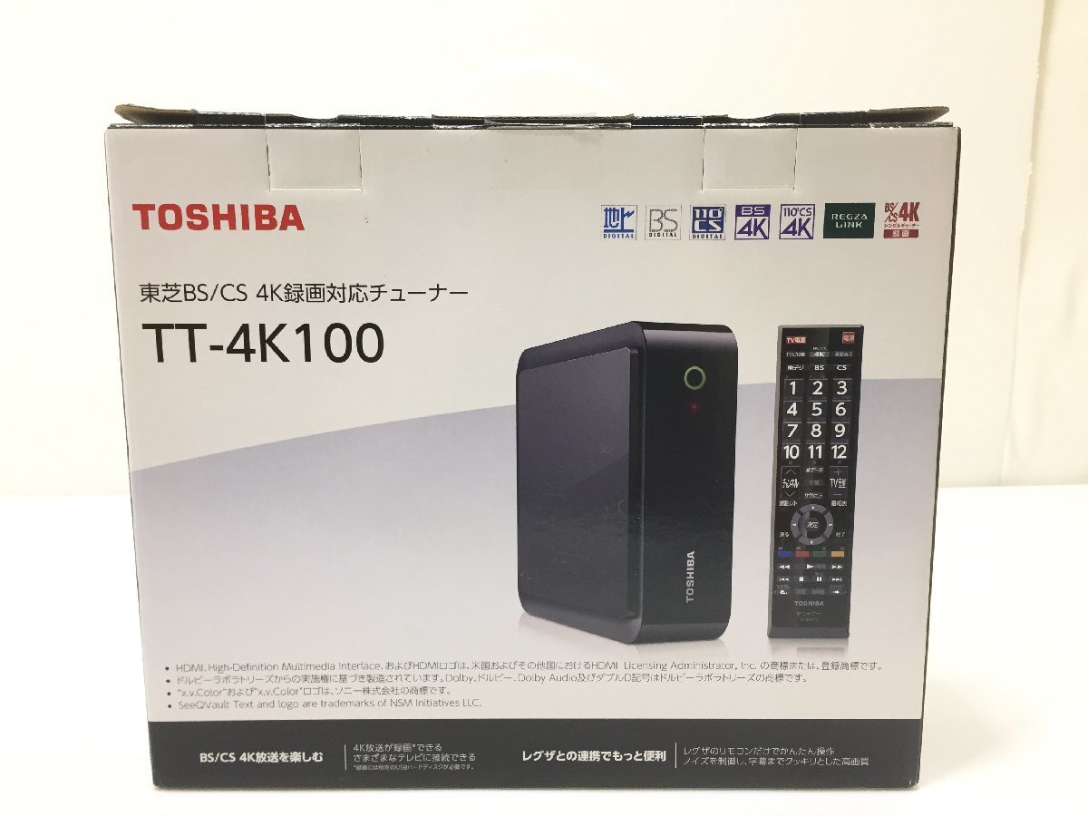 未使用品 TOSHIBA 東芝 デジタルテレビチューナー TT-4K100 外付けHDD