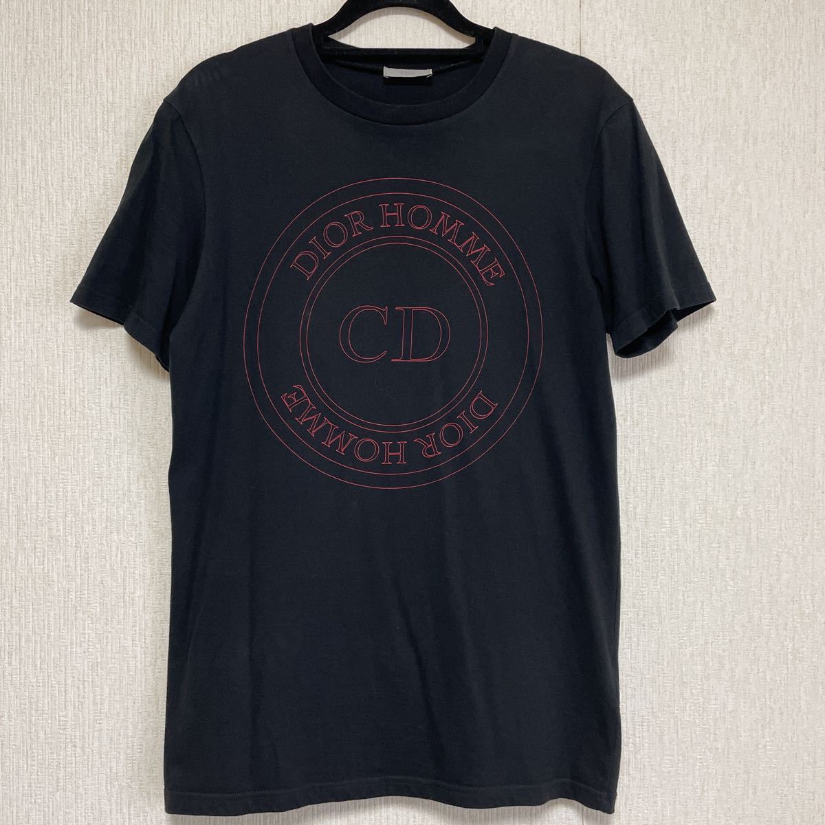【在庫あり/即出荷可】 即決☆Dior HOMME ディオール オム Tシャツ ブラック ロゴ XS XSサイズ以下