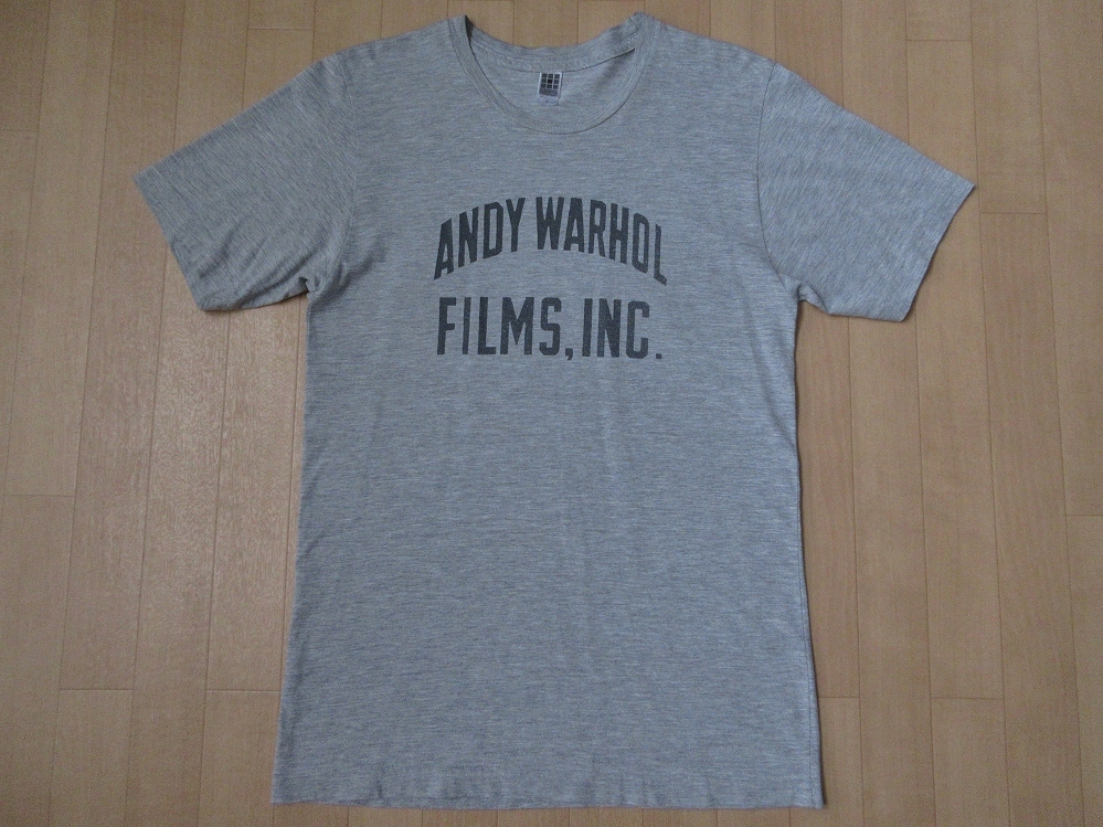 00's USA製 The Andy Warhol Museum FILMS INC アーチ ロゴ Tシャツ S