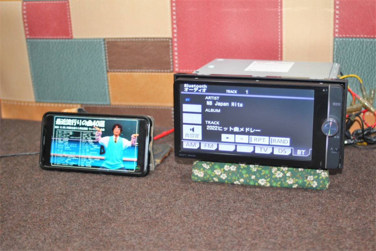 Bluetooth対応☆トヨタ純正メモリーナビ NSZT-W62G DVDビデオ再生可