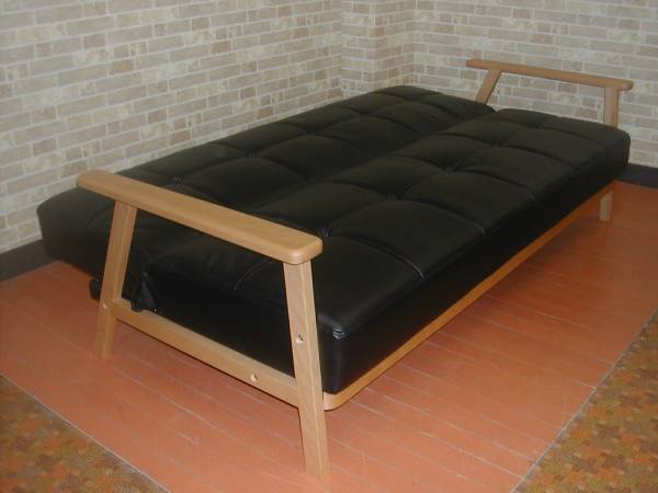  outlet free shipping! sofa bed * triple sofa * new goods unused * exhibition goods 