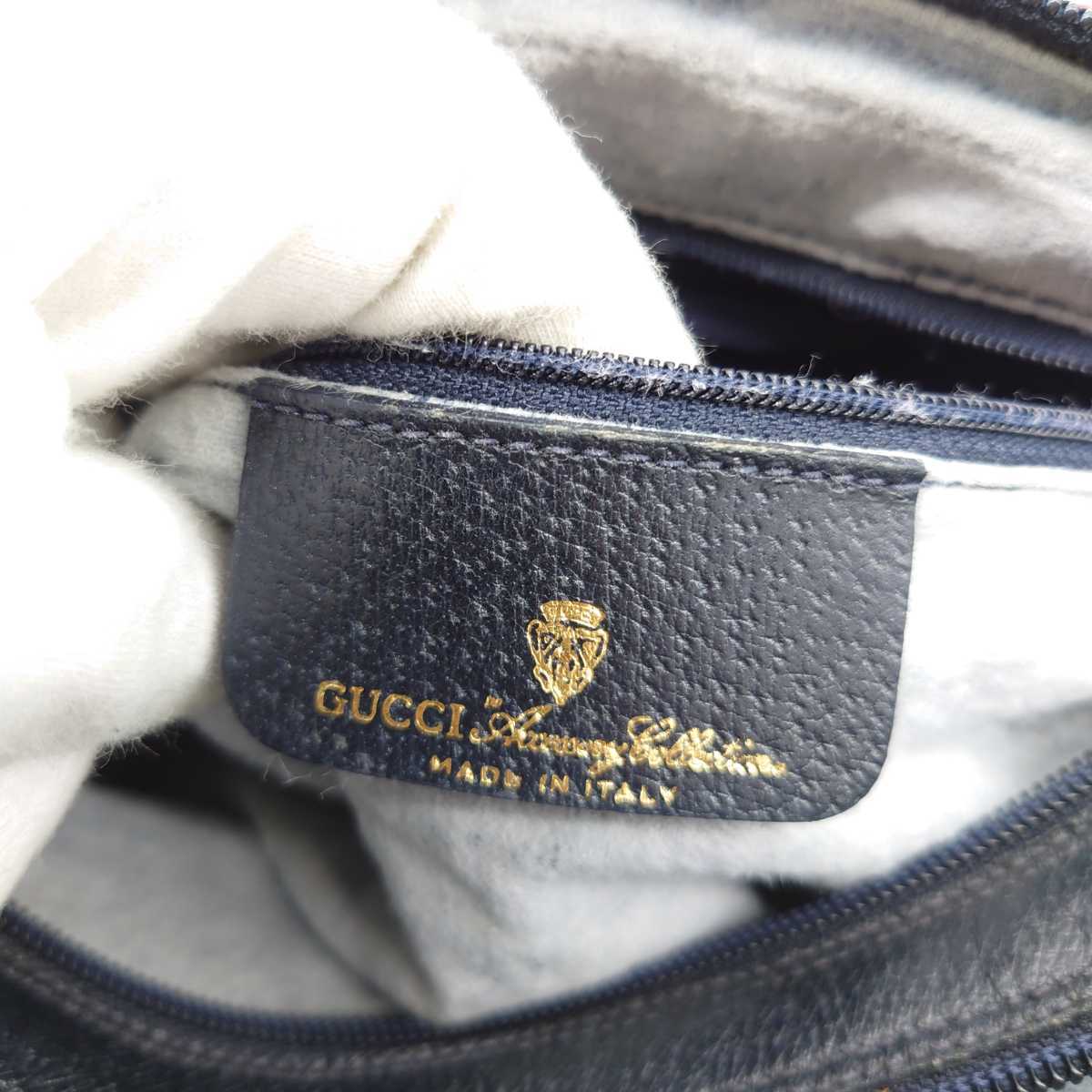 1円 【極美品】 GUCCI グッチ オールドグッチ シェリーライン ロゴ金具