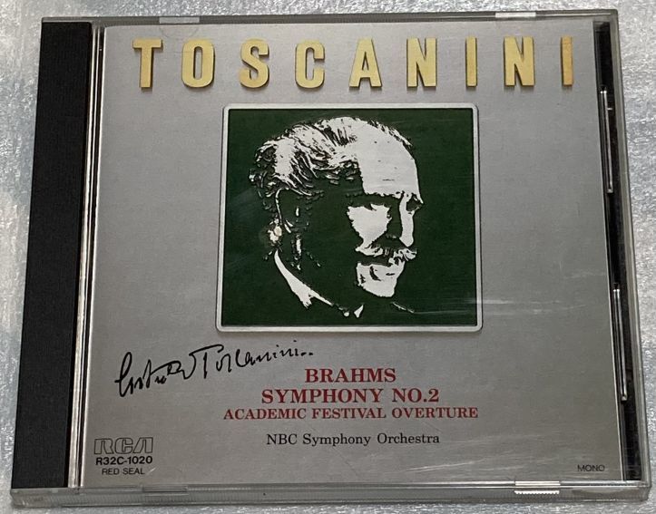 R32C初期盤　トスカニーニ　ブラームス：交響曲第2番他_画像1
