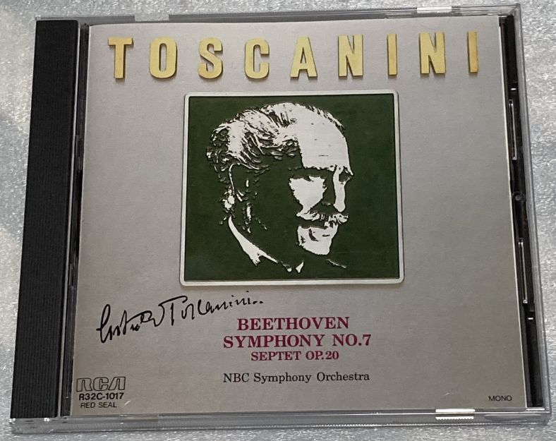 R32C初期盤　トスカニーニ　ベートーヴェン：交響曲第7番他　_画像1