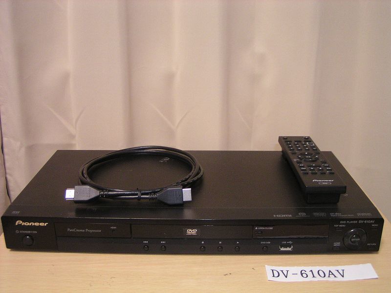 ☆Pioneer DV-610AV◇SACD/DVD-AUDIO対応◇SACD DSD出力可能HDMI端子