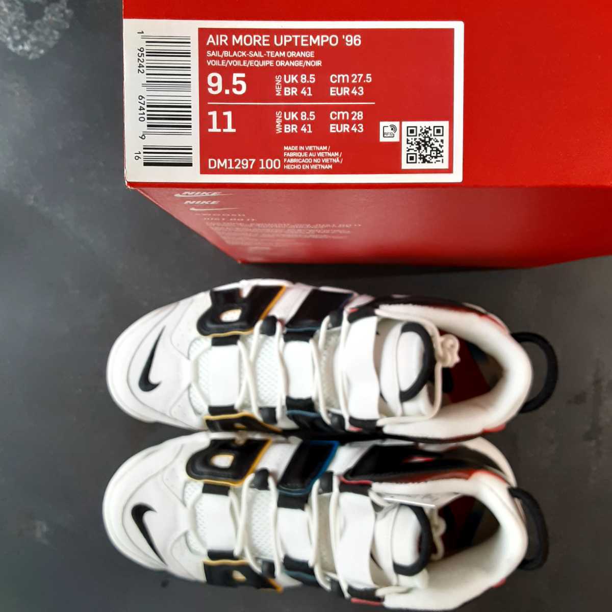 送料無料 27.5cm NIKE AIR MORE UPTEMPO 96 DM1297-100 ナイキ エア