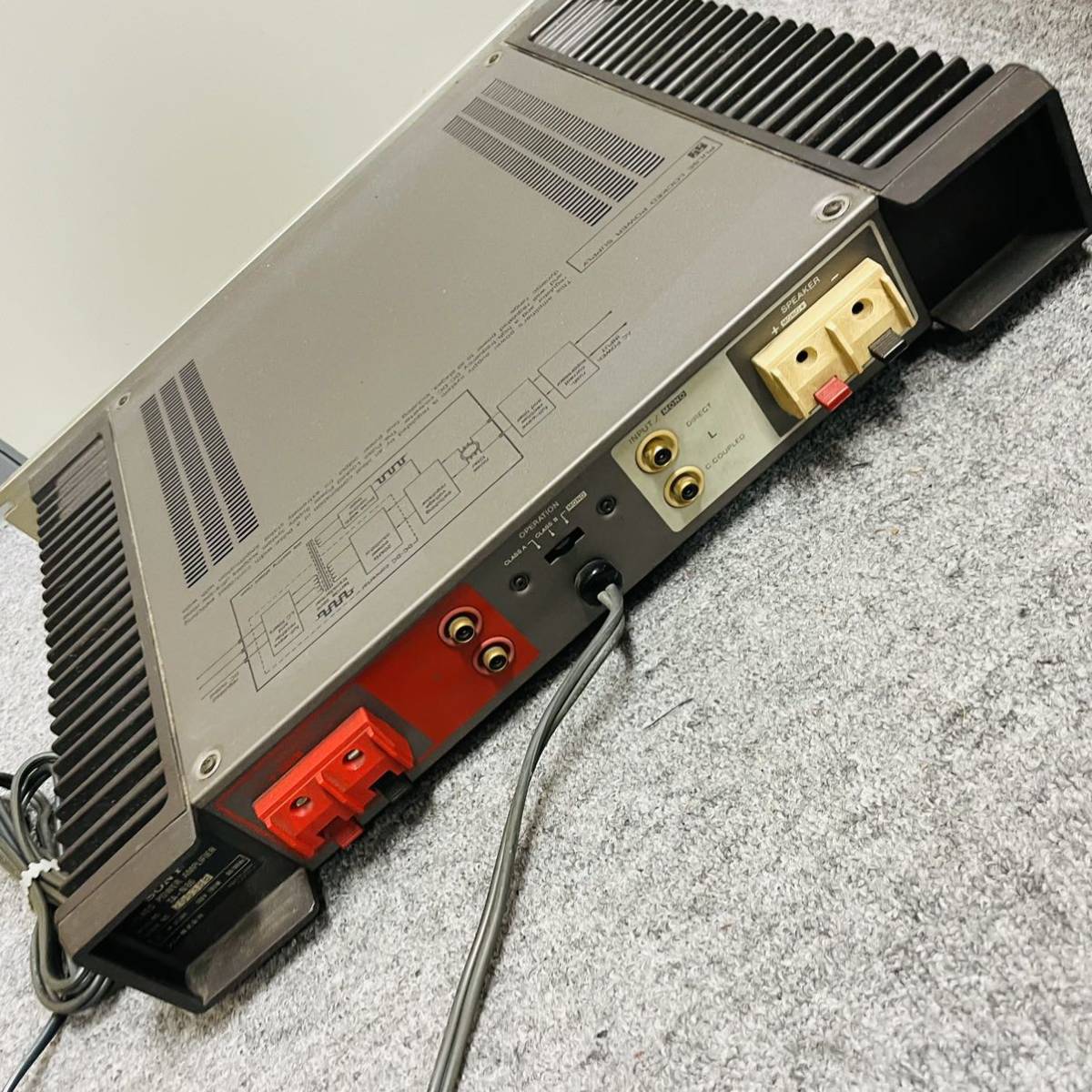 ②SONY/ソニー ステレオ パワーアンプ TA-N86 オーディオ機器/音響機材