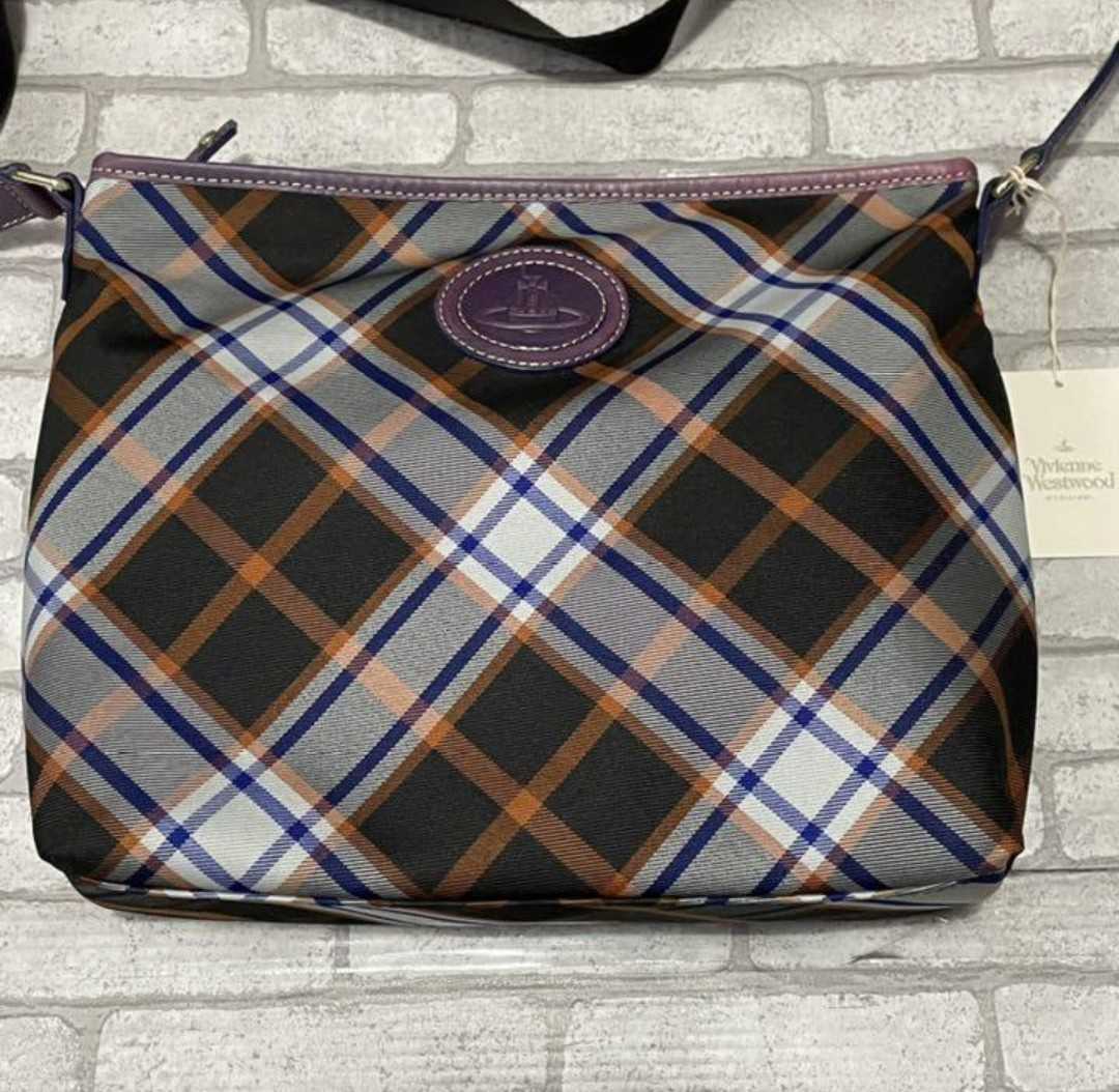 Vivienne Westwood/ショルダーバッグ/チェック/レア/貴重/ ccorca.org