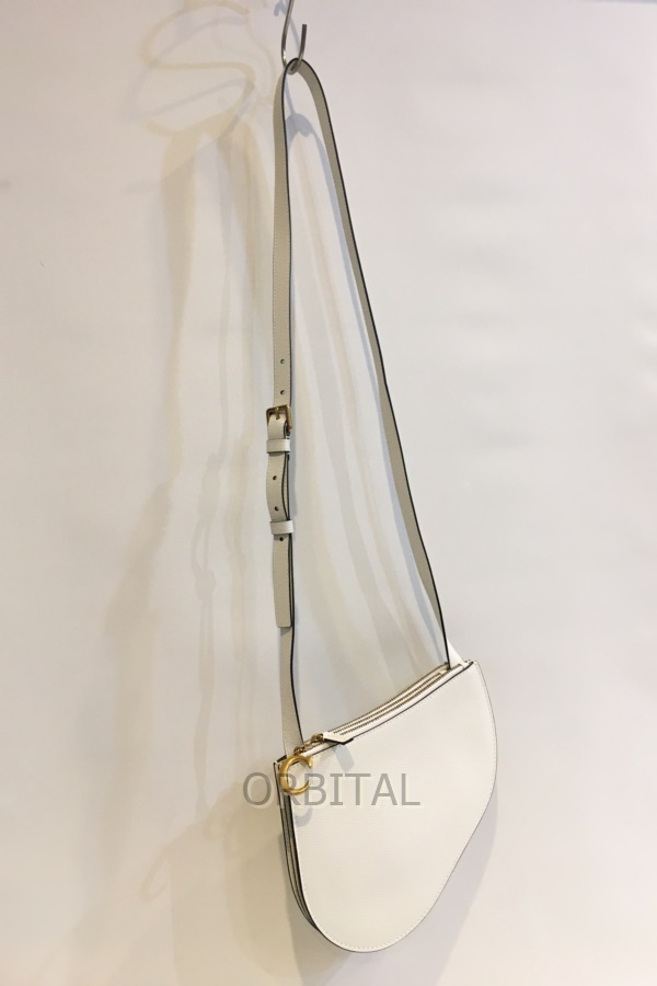 二子玉) DIOR ディオール 未使用 19SS レザーサドルポーチ ショルダー