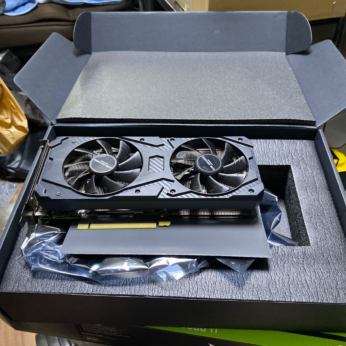 RTX3060Ti 非LHR 玄人志向 付属品全有り 難あり(マイニング RTX3060Ti 非LHR 玄人志向 付属品全有り 難あり(マイニング
