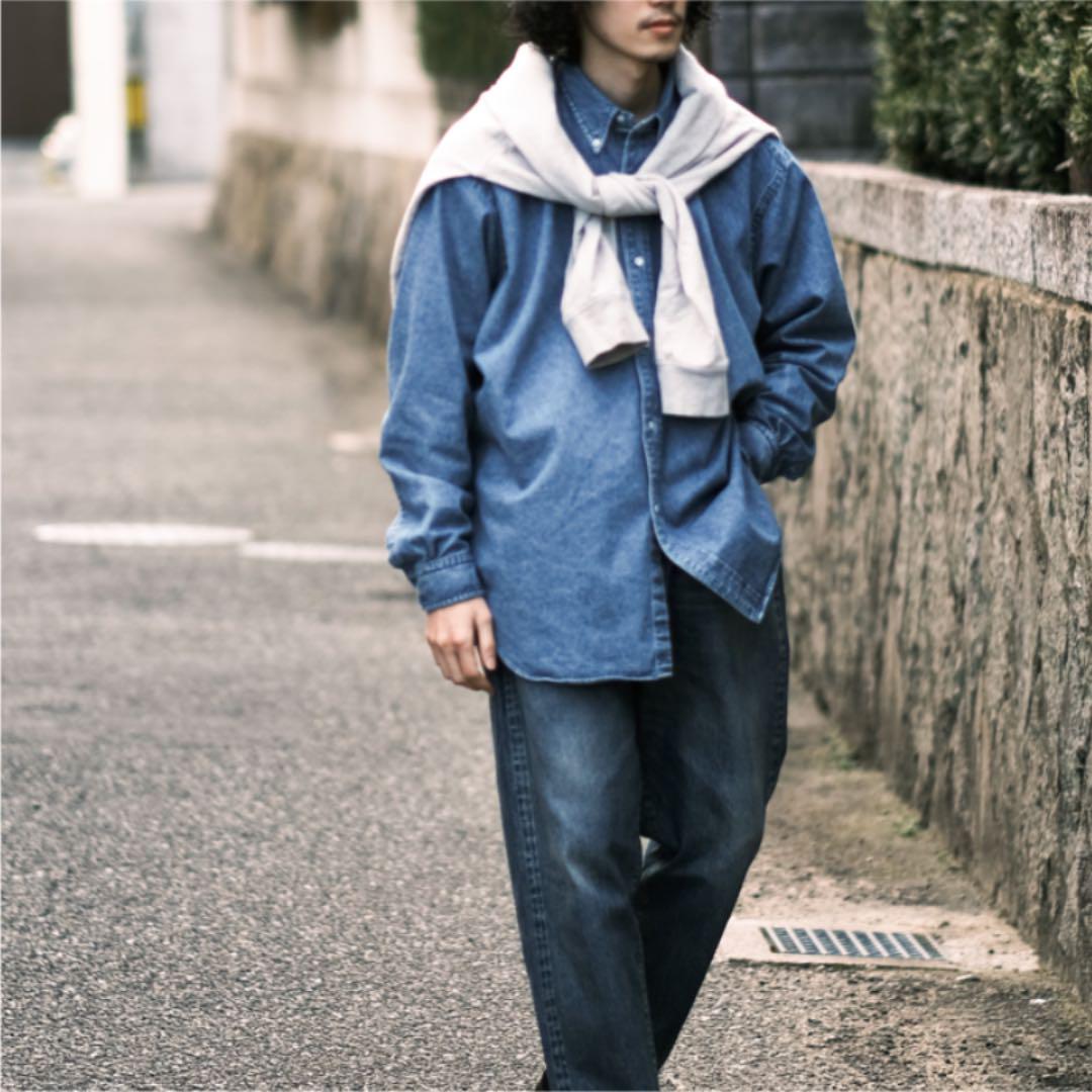 A.PRESSE アプレッセ 22FW デニムシャツ BD DenimShirt-