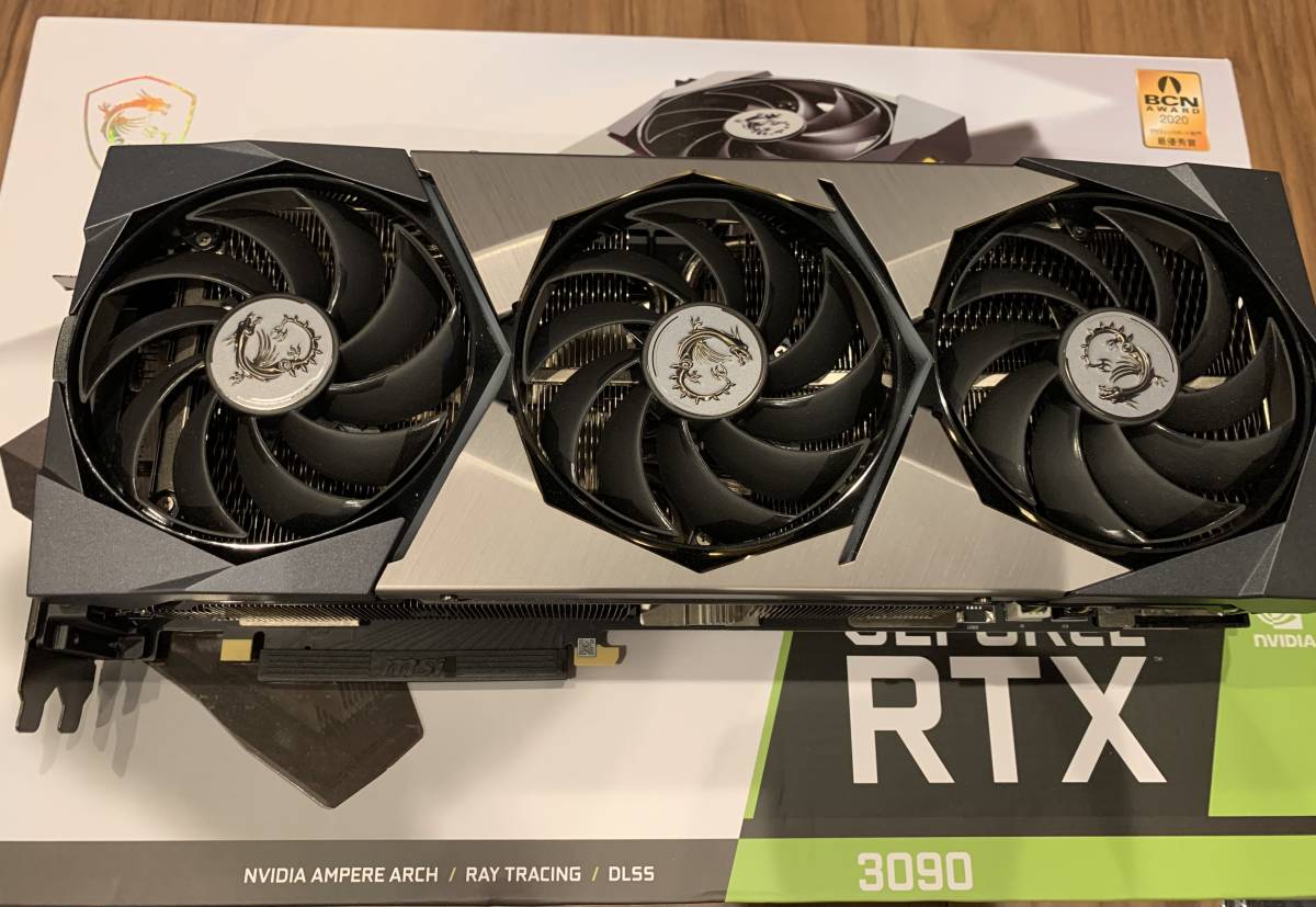 美品】MSI GeForce RTX 3090 SUPRIM X 24G(S/N:XXX53) www