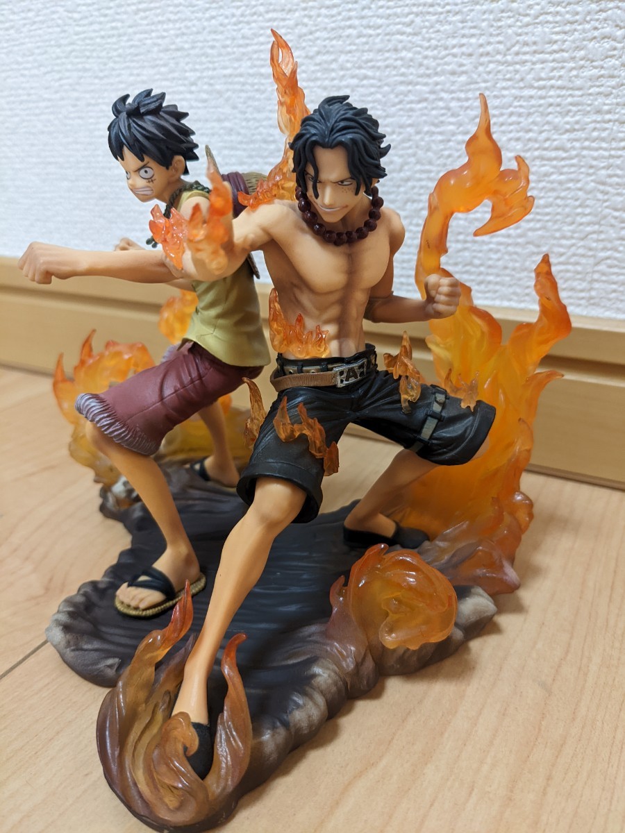 ONE PIECE BROTHERHOOD ルフィ エース フィギュア2体セット ONE PIECE BROTHERHOOD ルフィ エース フィギュア2体セット