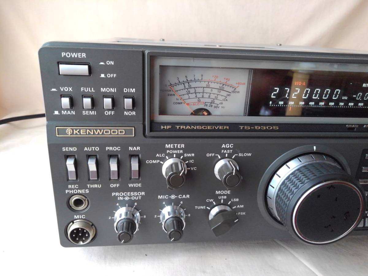 ☆KENWOOD TS-930S 100w機 HFトランシーバー アンテナチューナー内蔵