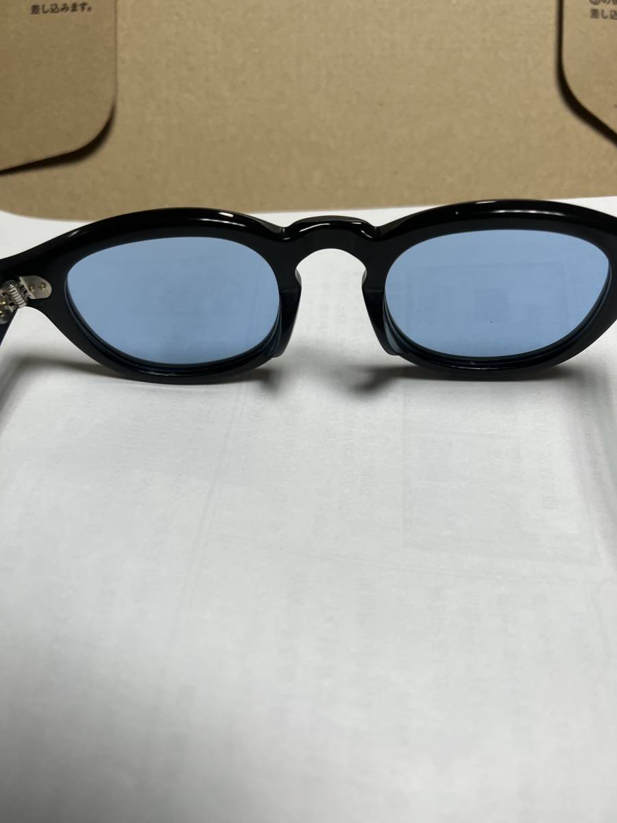 MOSCOT LEMTOSH レムトッシュ モスコット 46 ブラック レンズ 青