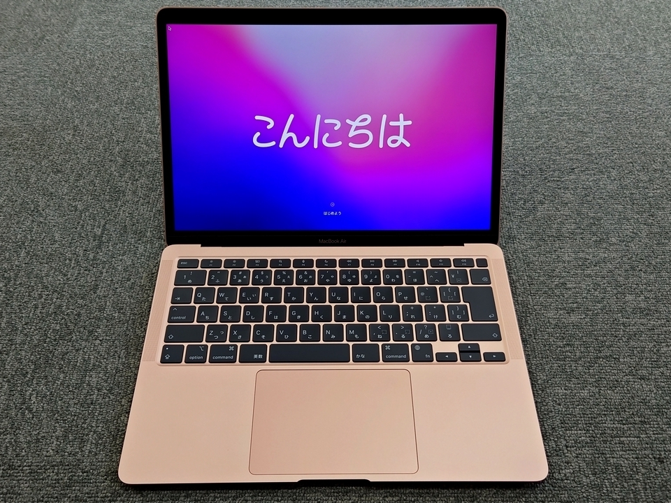 未使用 Apple MacBook Air Retinaディスプレイ 13.3 MGND3J/A ゴールド (Late 2020) Apple M1/RAM 8GB/SSD 256GB_画像1