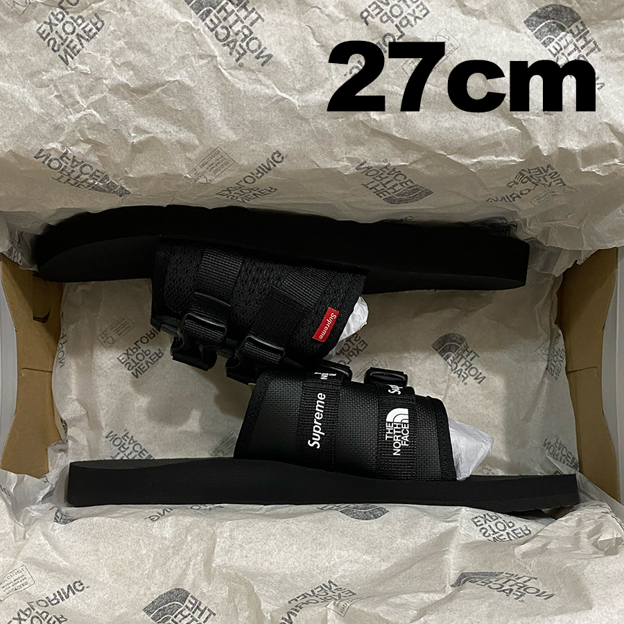 27cm Supreme THE NORTH FACE Trekking Base Camp Slide TNF BLACK ブラック 黒 サンダル US9 シュプリーム ノースフェイス www.vdiec.com