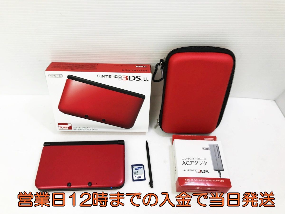 1円 ニンテンドー3DS LL レッドXブラック 本体 初期化 み 任天堂/Nintendo 1A0746-0163yy/F3(ニンテンドー