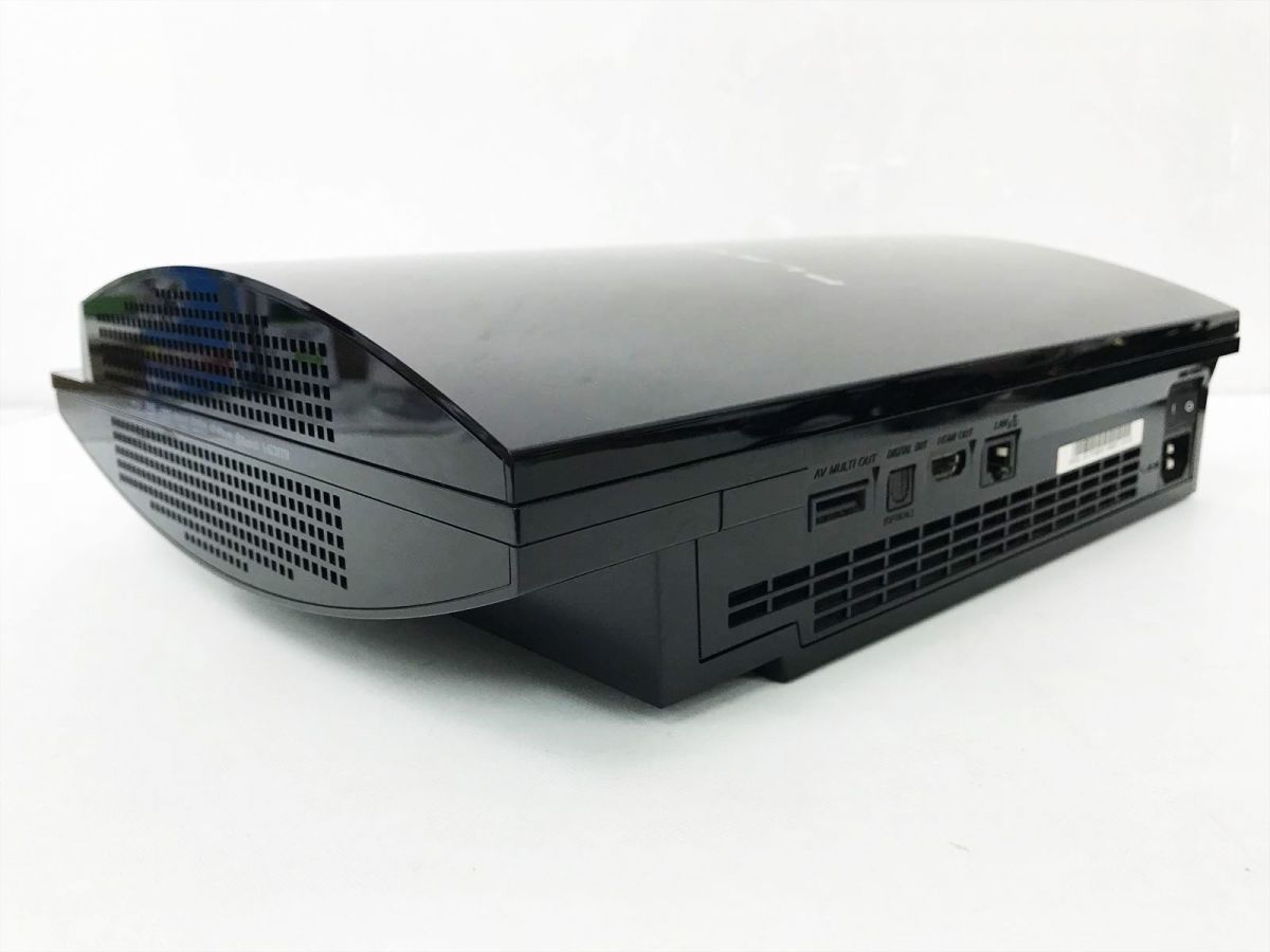 【1円】PS3 本体 セット 80GB ブラック SONY PlayStation3 CECHL00 動作確認済 コントローラー DC07-429jy/G4_画像4