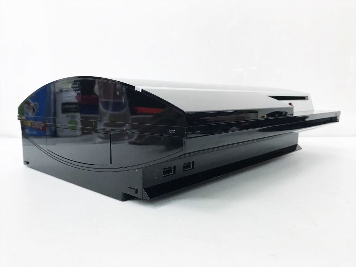 【1円】PS3 本体 セット 80GB ブラック SONY PlayStation3 CECHL00 動作確認済 コントローラー DC07-429jy/G4_画像3
