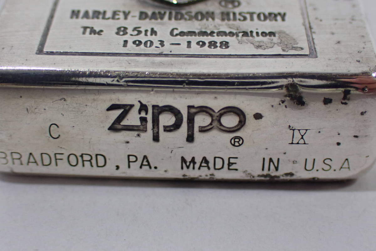 22894【 C ZIPPO IX 】 Harley Davidson HISTORY The 85th ハーレー