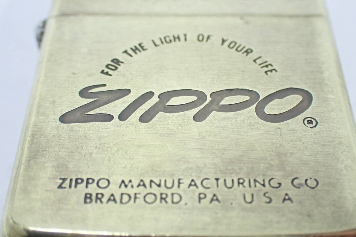 23037【 1932 ZIPPO 1988 】SOLID BRASS ソリッドブラス 真鍮 着火確認 