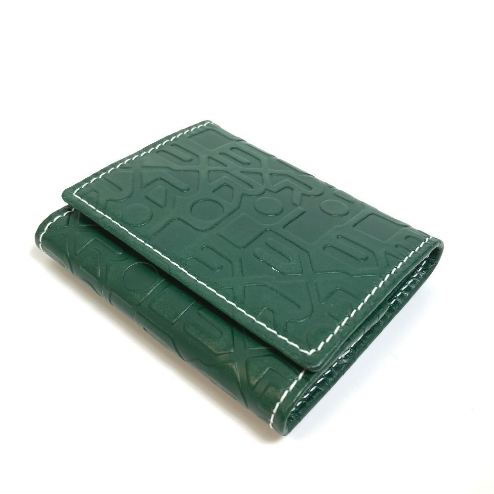 ROLEX ロレックス 4158470 ロゴ グリーン 非売品 レザー エンボス