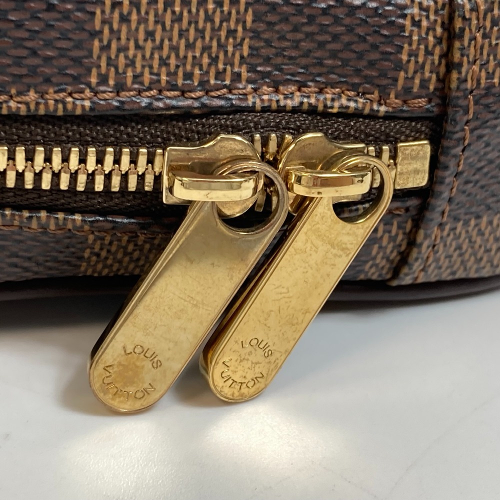 LOUIS VUITTON ルイヴィトン N61738 ダミエ エテュイ オカピ ポーチ ショルダーバッグ ダミエキャンバス エベヌ ブラウン_画像7