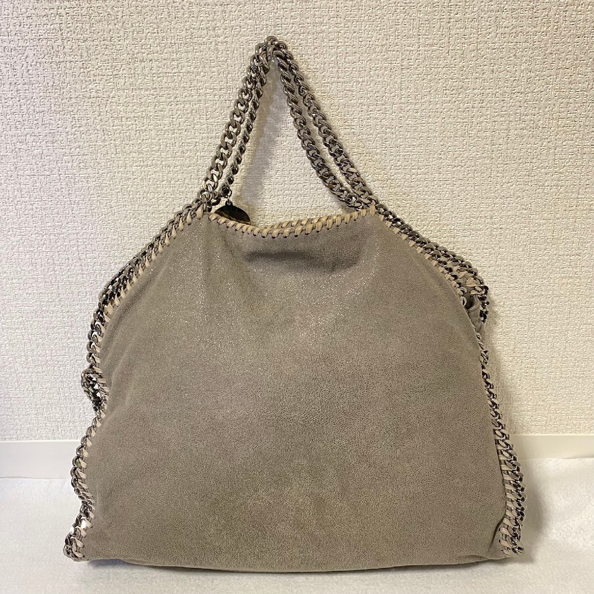 Stella McCartney ステラマッカートニー バッグ ファラベラ フォールドオーバートート グレー 保存袋付き ショルダーバッグ トートバッグ 最終値下げ ステラマッカートニー ファラベラ フォールドオーバー バッグ ハンドバッグ