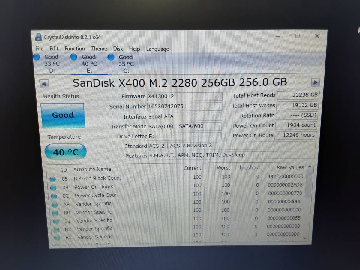 純正 SSD Sandisk 256G 2280 22*80 ngff m.2 m2 256GB hp dell thinkpad panasonic SATA cf-sz6 cf-sz5 L390 13 L580 R63/m 7380 7290 7280
