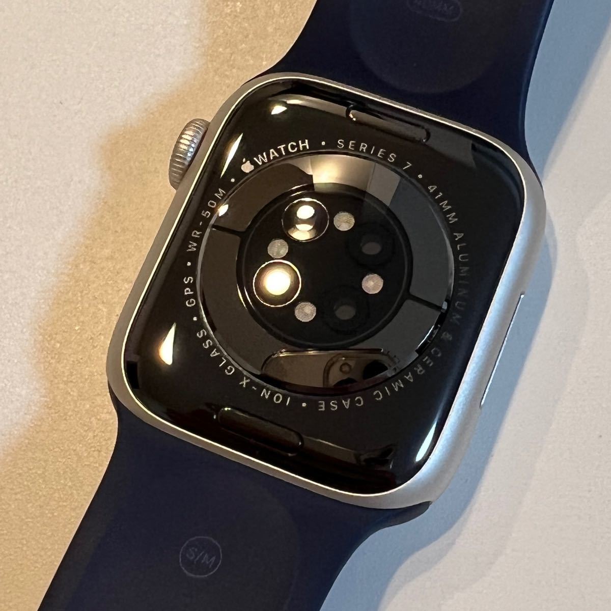 Apple Watch7 41mm Cellularモデル美品バッテリー100%-