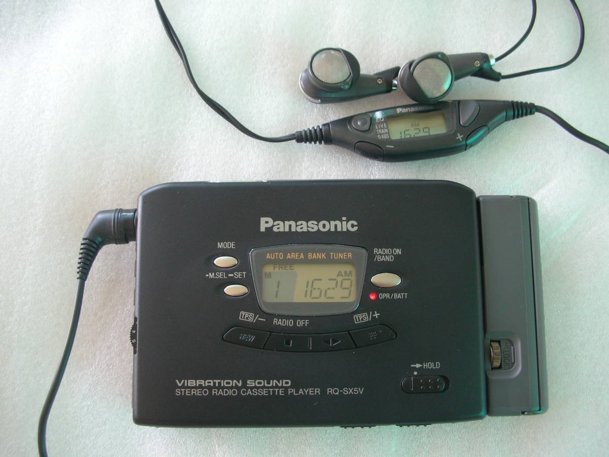 Panasonic RQ-SX5V 【通電確認済み ジャンク】 Panasonic RQ-SX5V 電源確認済みジャンク