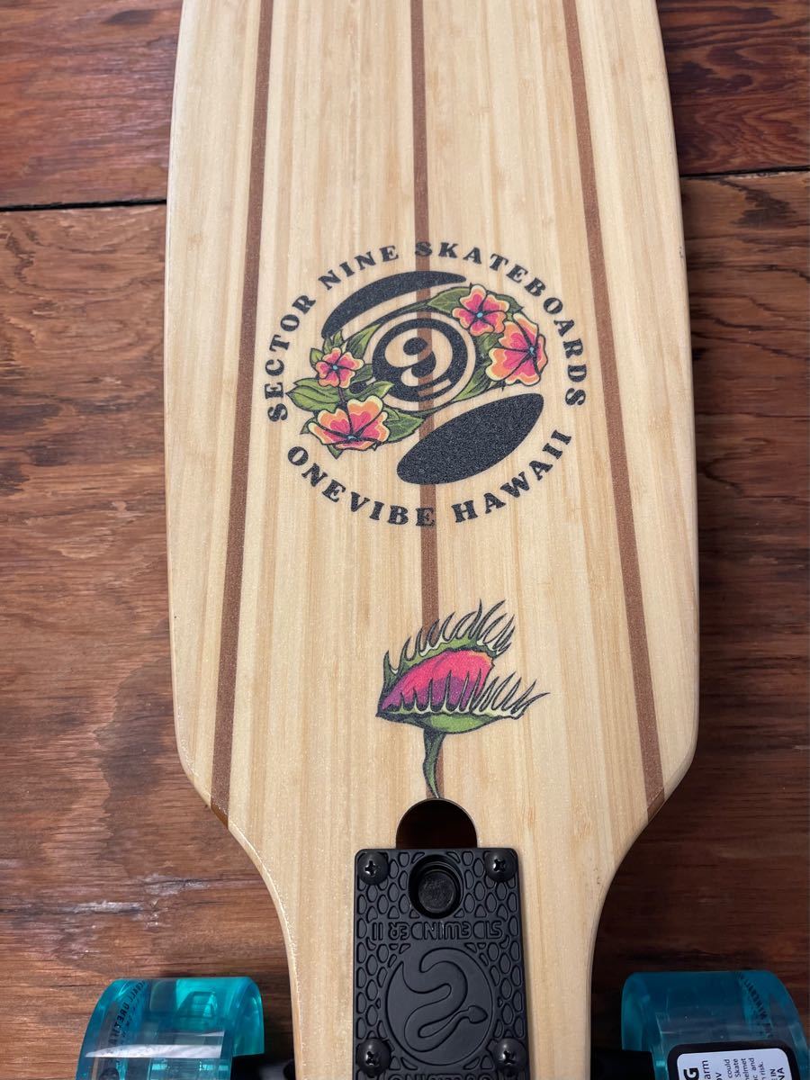 スケートボード SECTOR9 LONGBOARD カービング バンブー新品！-