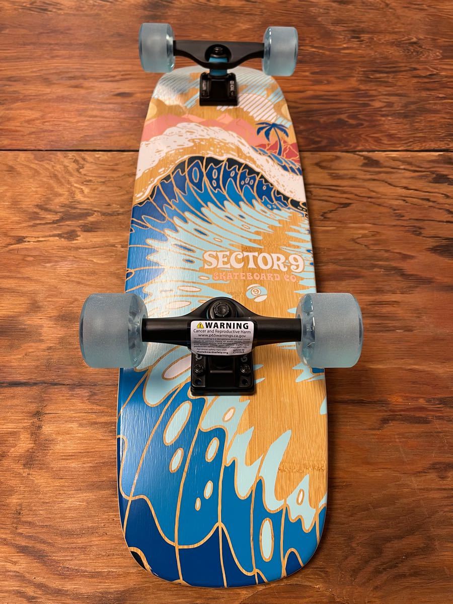 スケートボード　SECTOR9 LONGBOARD クルーザーバンブー新品未使用、送料込み！