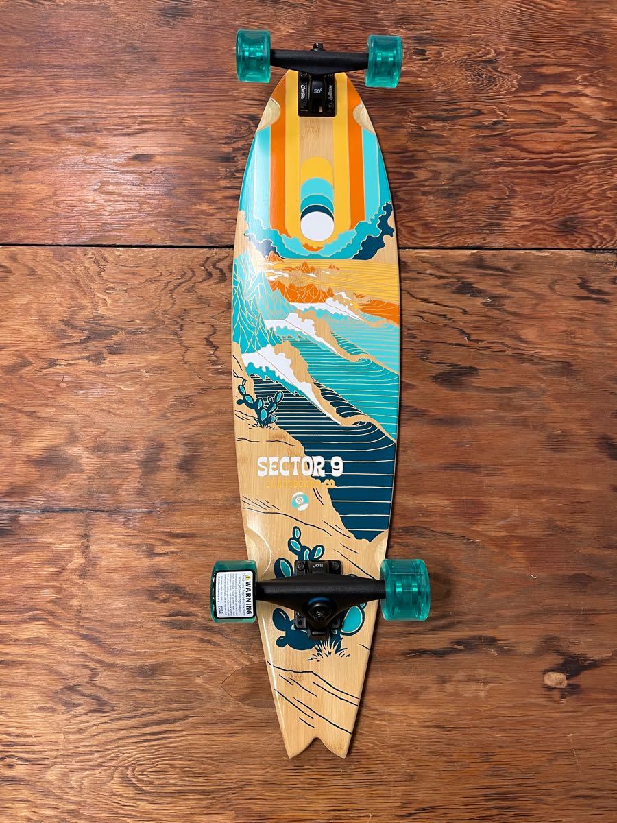 スケートボード　SECTOR9 LONGBOARD クルーザーバンブー新品未使用、送料込み！