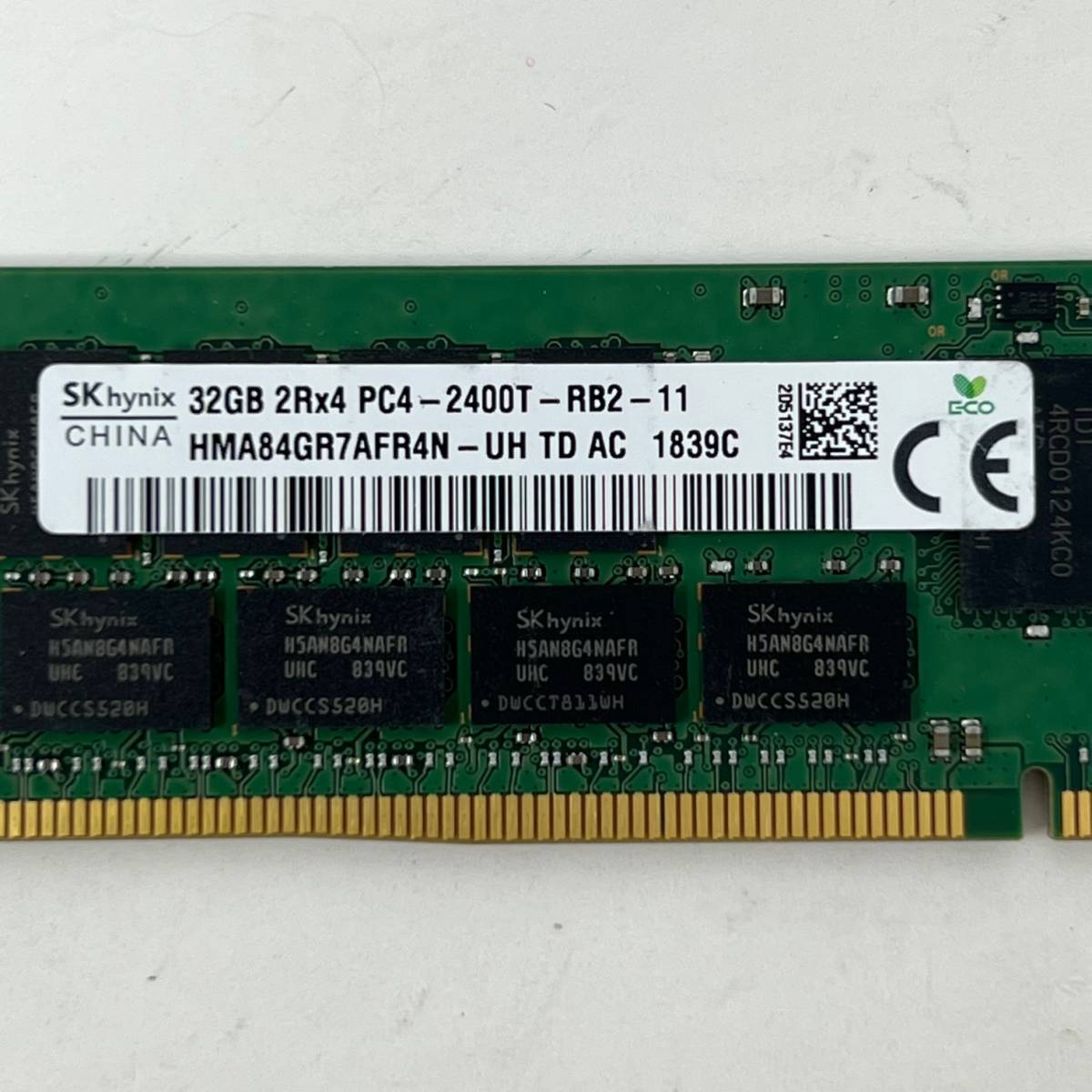 SK hynix HMA84GR7AFR4N 32GB × 1枚 2Rx4 PC4-2400T サーバー用_画像2