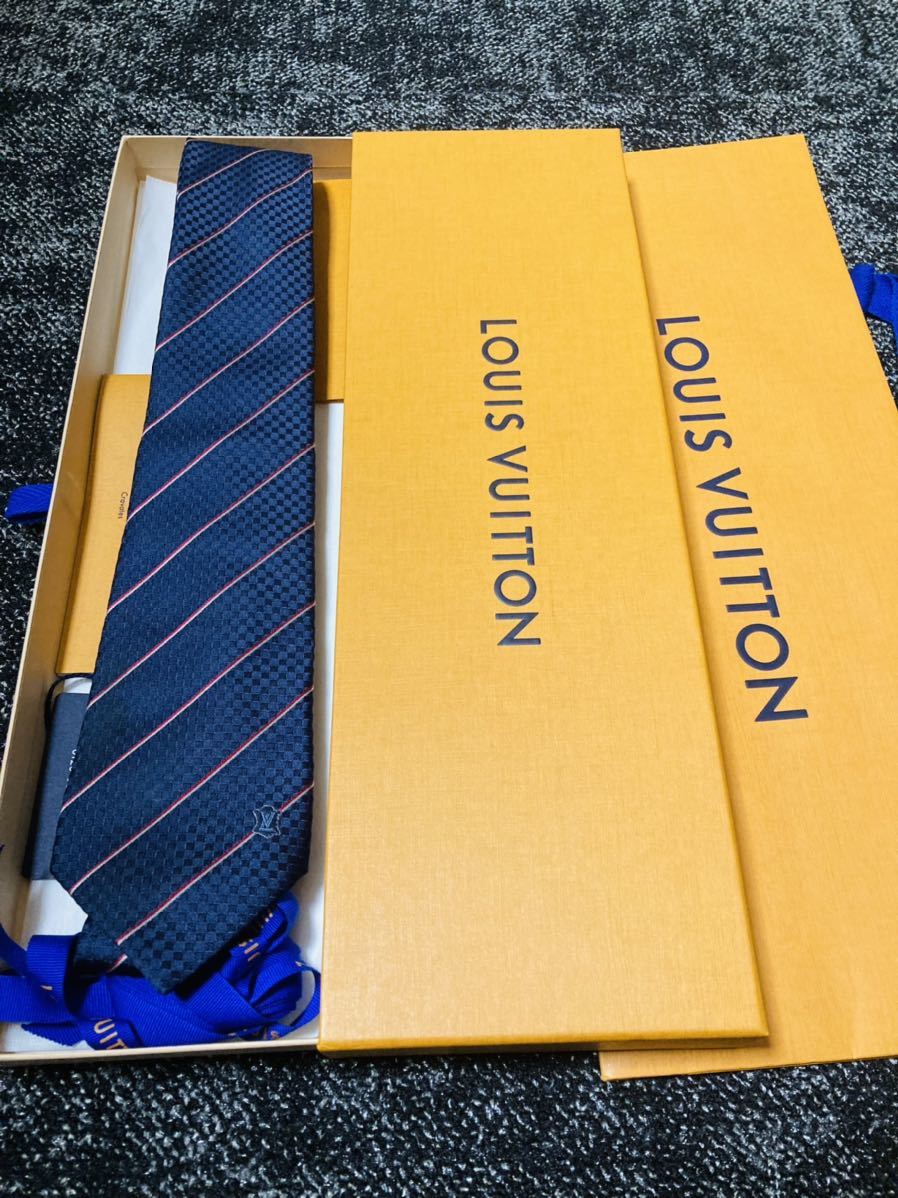 ルイヴィトン LOUIS VUITTON ネクタイ クラヴァット マイクロダミエ