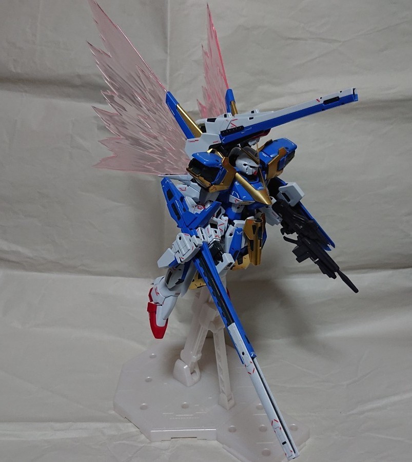完成品 MG V2アサルトバスターガンダム ver ka +光の翼 完成品 MG V2アサルトバスターガンダム ver ka +光の翼