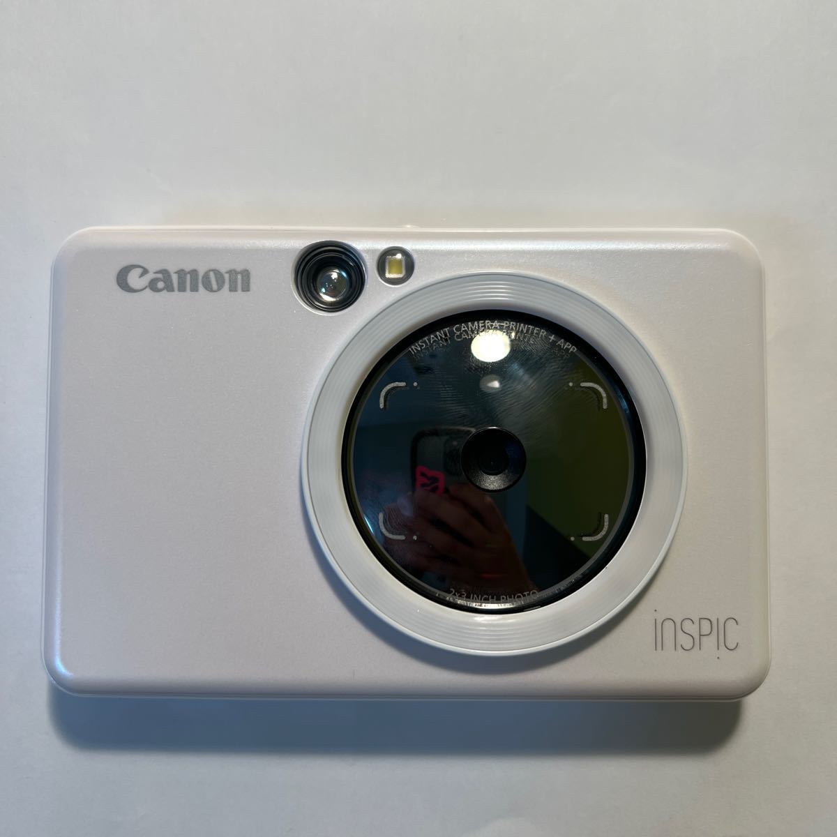 Canon インスタントカメラプリンター iNSPiC ZV-123-PW ホワイト