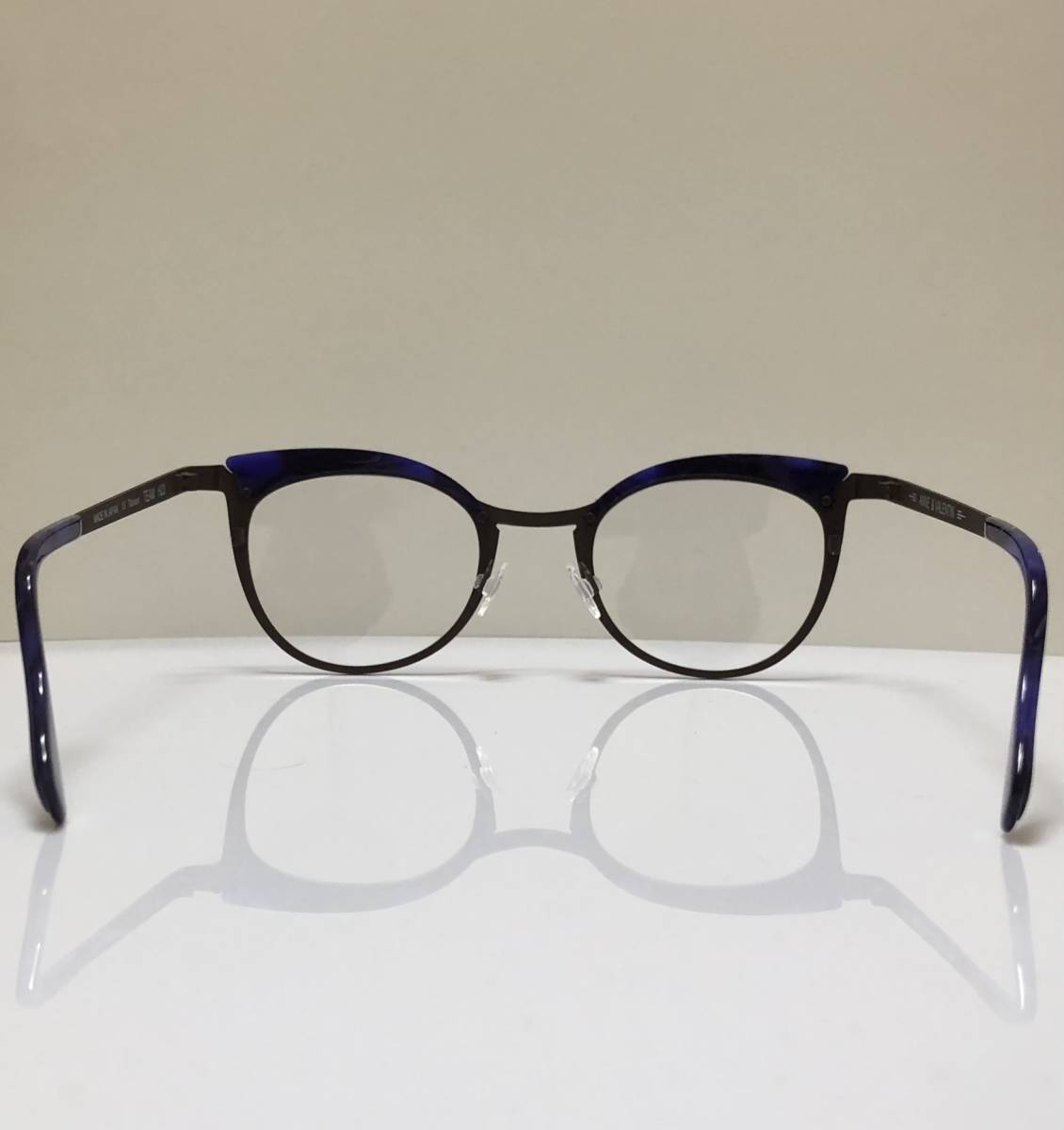 ANNE ET VALENTIN 小振り 日本製 紫 新品・純正ケース付 Frame France メガネ フランスブランド アンバレンタイン_画像7