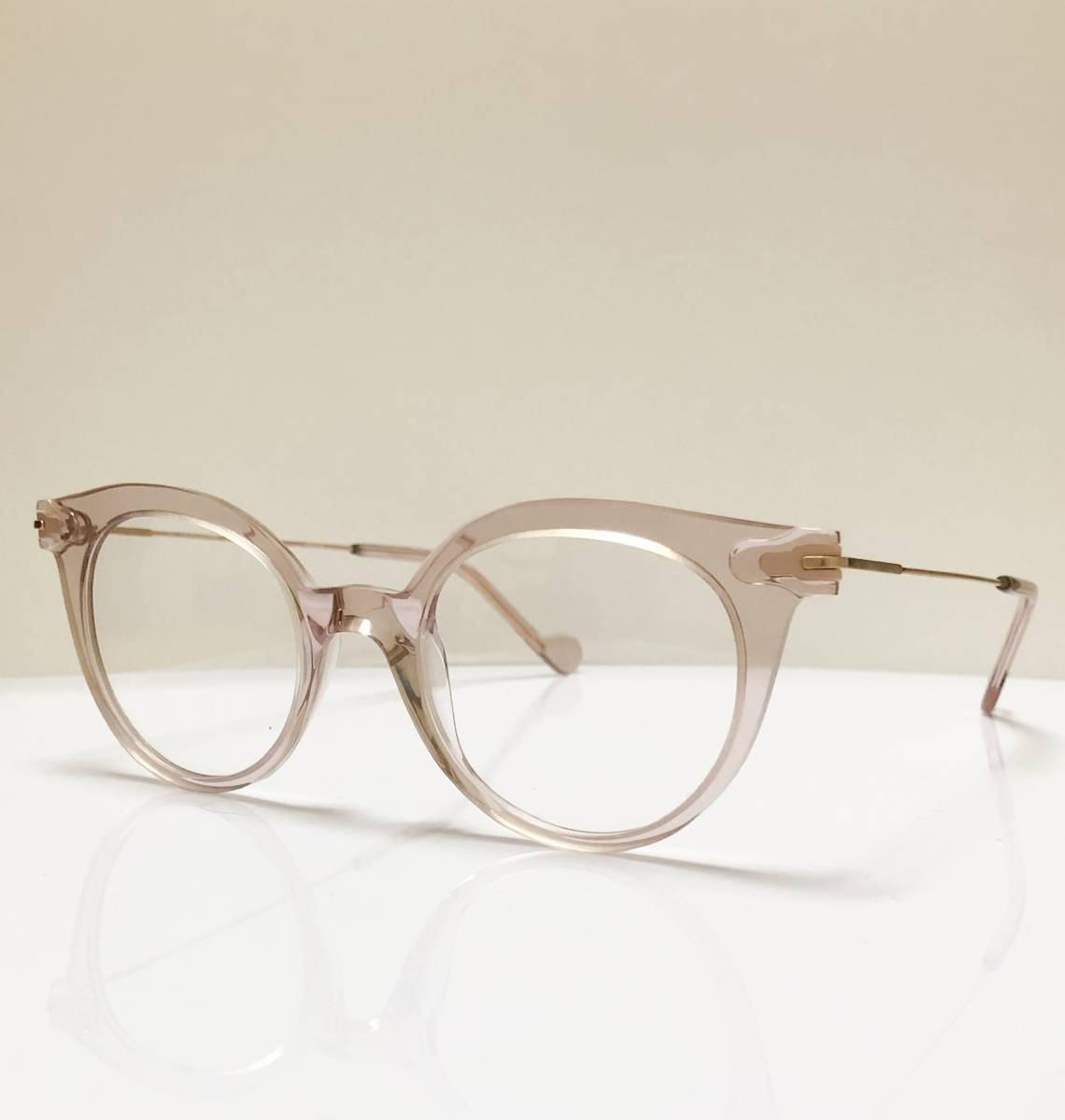 ANNE ET VALENTIN フランス製 新品・純正ケース付 Frame France ピンク メガネ フレームフランス アンバレンタイン