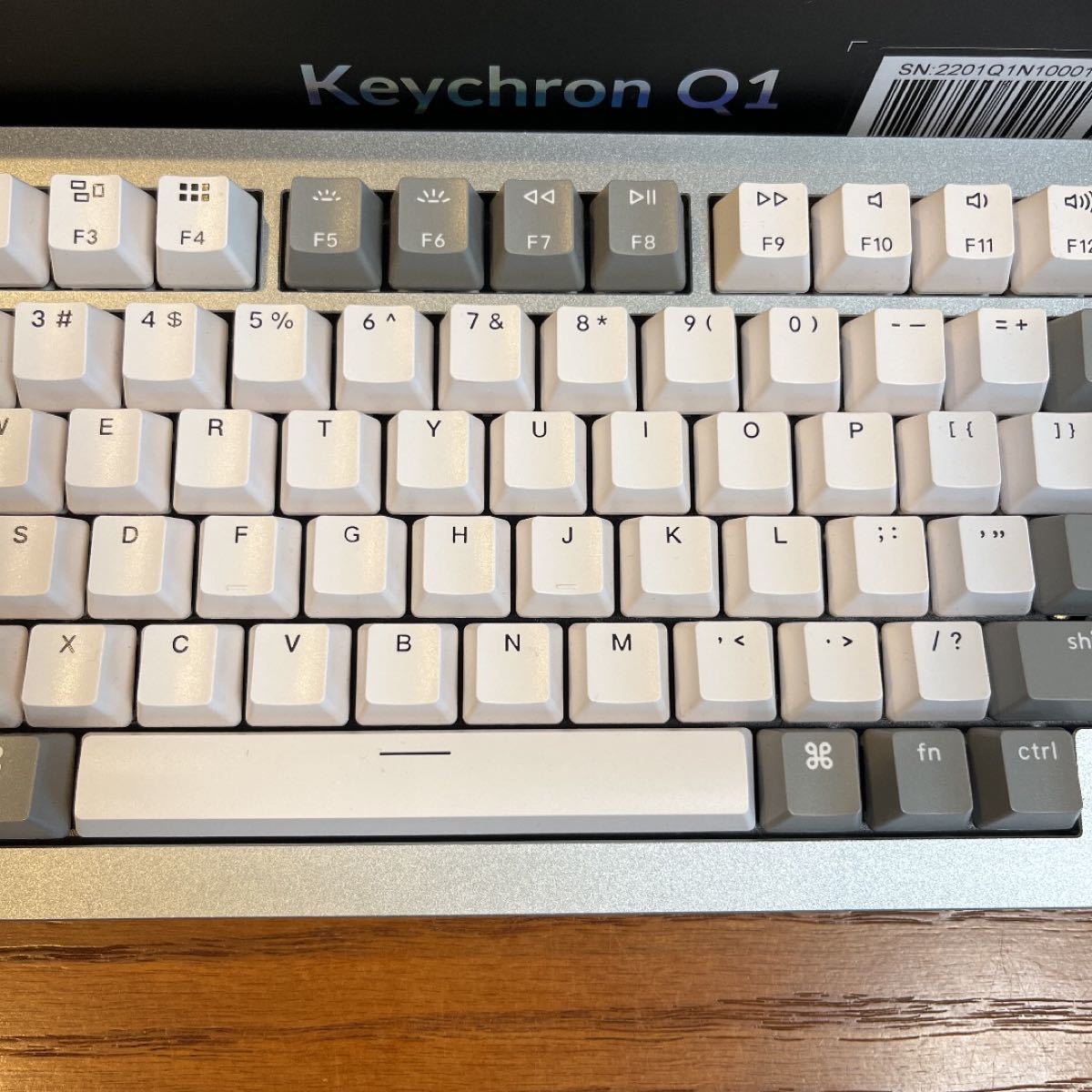 Keychron Q1 Knob Version シルバーグレー 赤軸 | contifarma.pe