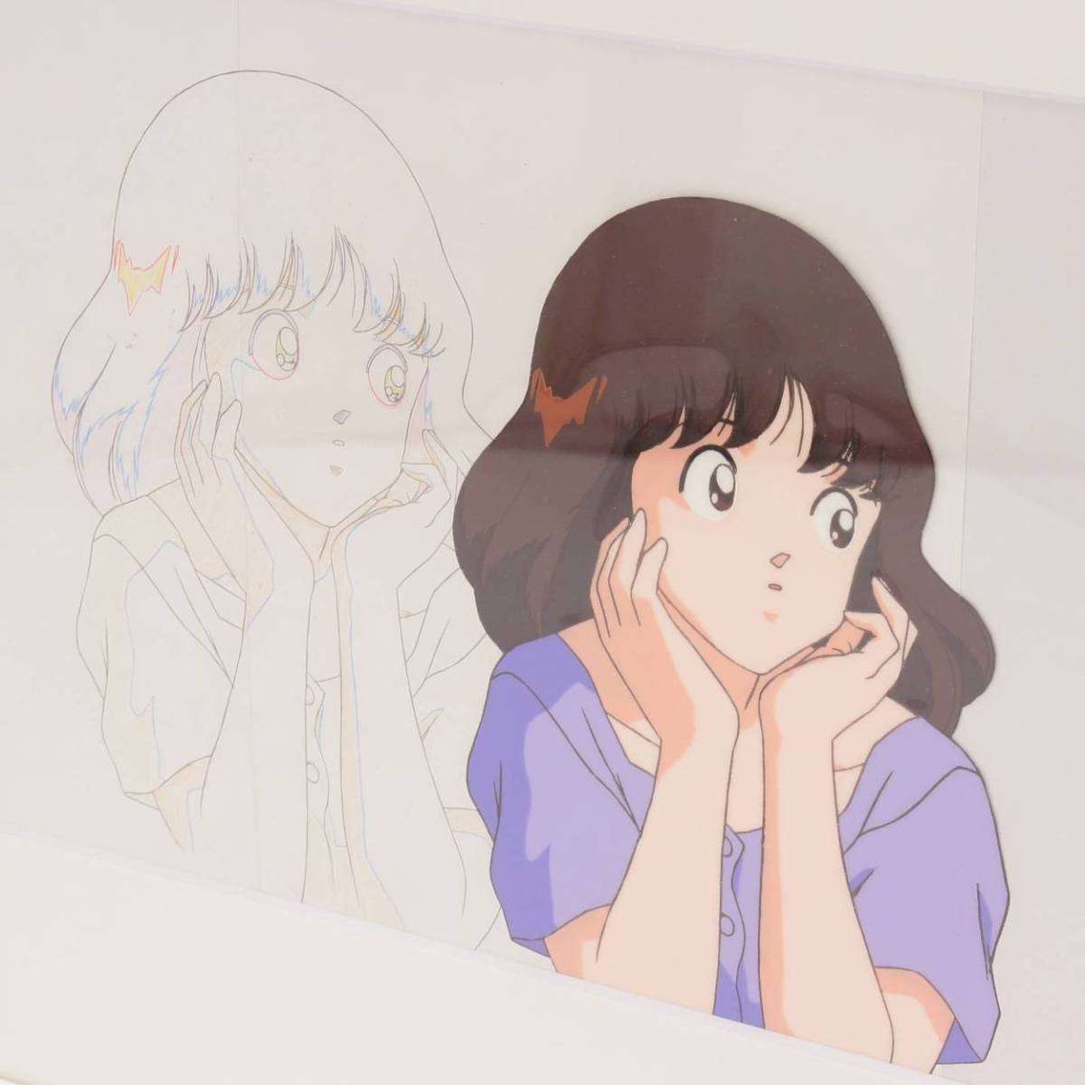 絵画:希少 グループ タック制作『タッチ』浅倉南 アニメ原画 絵画:希少 グループ タック制作『タッチ』浅倉南 アニメ原画