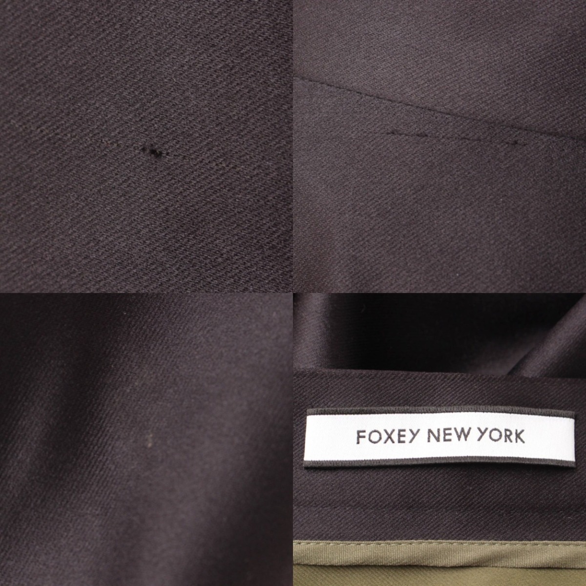 【フォクシーニューヨーク】Foxey New York　ひざ丈 フレアスカート 41612 ブラック 38 146972_画像8