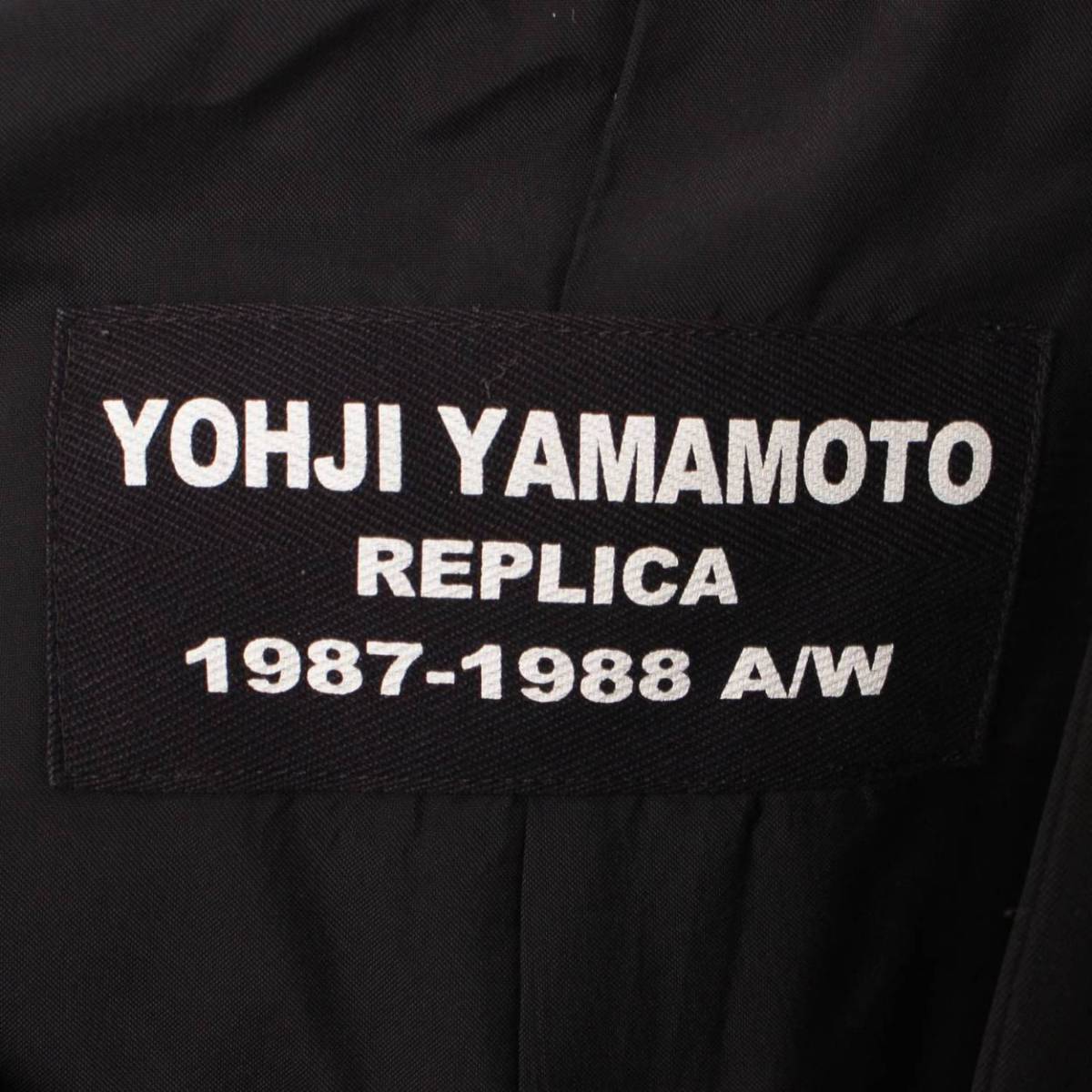 Yohji Yamamoto POUR メンズ レプリカ 1987-1988AW セットアップ ブラック 2 147033_画像8