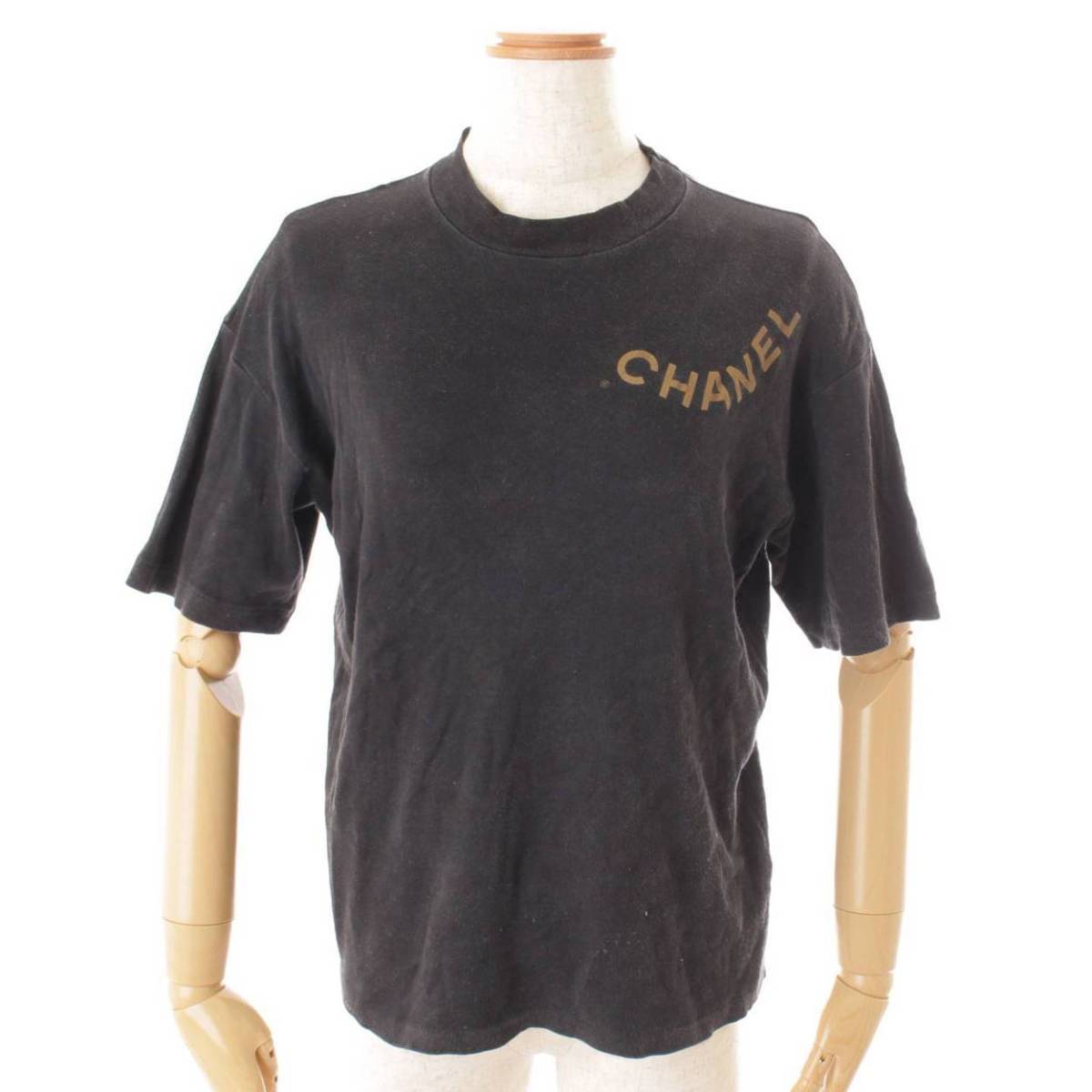 シャネル】Chanel ヴィンテージ ロゴ 半袖 Tシャツ トップス